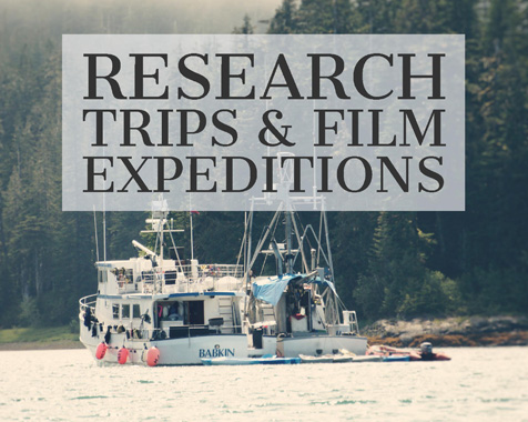 Custom Alaska boat charters are available for Bio Research & Film expeditions